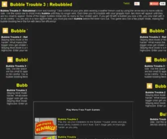 Bubble-Trouble3.com(Bubble Trouble 3) Screenshot