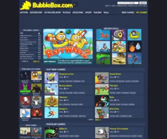Bubblebox.com(Prepare to play the best free online games ever) Screenshot