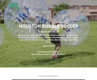 Bubblebumphouston.com(If you have ever thought) Screenshot