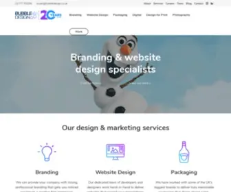 Bubbledesign.co.uk(Branding & Website Design Agency) Screenshot