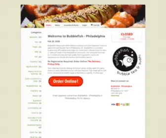 Bubblefishpa.com(Order Japanese online from Bubblefish) Screenshot