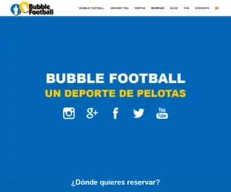 Bubblefootball.es(Descubre el Bubble Football ®) Screenshot