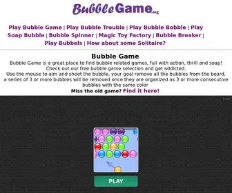 Bubblegame.org(Bubble Game) Screenshot