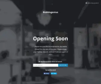 Bubblegenius.com(Bubble Genius) Screenshot