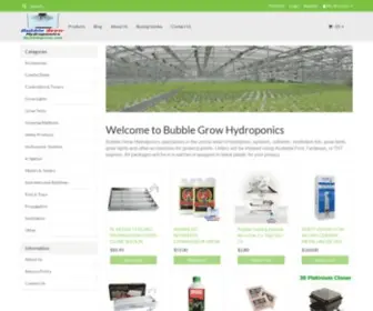 Bubblegrow.com.au(Bubble Grow Hydroponics) Screenshot