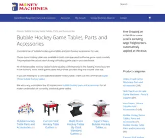 Bubblehockeydirect.com(Bubble Hockey Game Tables) Screenshot