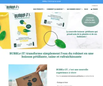 Bubbleit.fr(La nouvelle eau gazeuse DIY) Screenshot