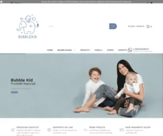 Bubblekid.it(Prodotti naturali per bambini) Screenshot