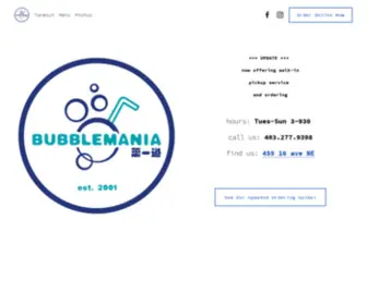 Bubblemaniacafe.com(Bubblemania Cafe) Screenshot