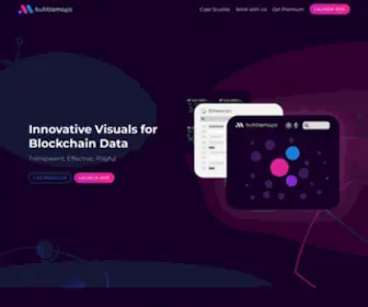 Bubblemaps.io(Innovative Visuals for Blockchain Data) Screenshot