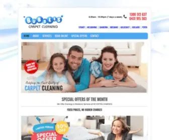 Bubblescarpetcleaning.com.au(Carpet Cleaning Sydney) Screenshot