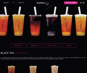 Bubbleteashop.com(Bubble Tea Shop) Screenshot