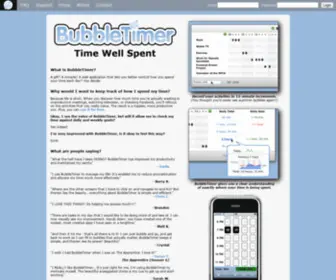 Bubbletimer.com(Time Well Spent) Screenshot