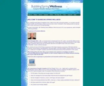 Bubblingspring.com(Bubbling Spring Wellness) Screenshot