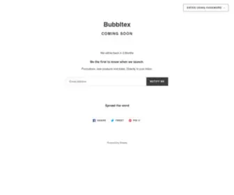 Bubbltex.com(Bubbltex) Screenshot