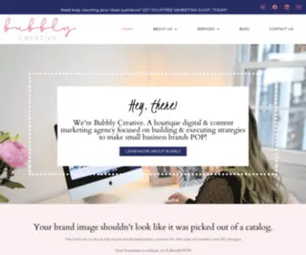 Bubblycreative.com(Bubbly Creative) Screenshot