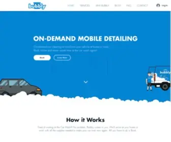 Bubblynow.com(On-Demand Mobile Detailing) Screenshot