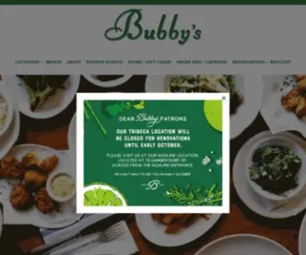 Bubbys.com(Bubby's) Screenshot