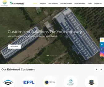 Bubenergy.com(Best Solar Energy Company) Screenshot