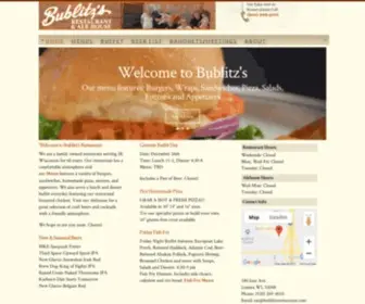 Bublitzsrestaurant.com(Bublitz's Restaurant & Alehouse) Screenshot