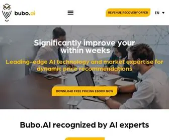 Bubo.ai(The price optimisation specialists) Screenshot