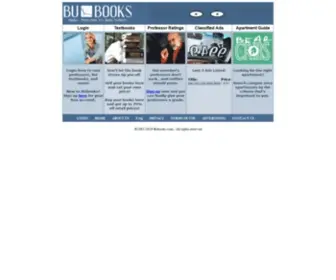 Bubooks.com(Textbook trading and Professor ratings for Baylor University students) Screenshot