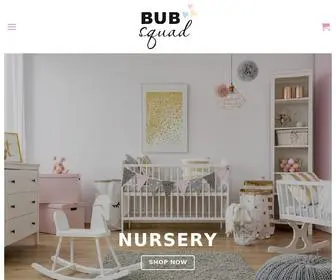 Bubsquad.com.au(Bub Squad offers you wide range of baby products) Screenshot