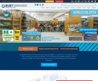 Bubt.edu.bd(Bangladesh University of Business and Technology (BUBT)) Screenshot