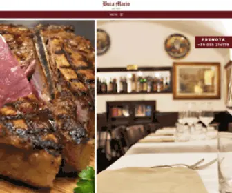 Bucamario.com(Ristorante Buca Mario Firenze) Screenshot