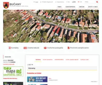 Bucany.sk(Bučany) Screenshot