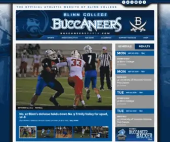 Buccaneersports.com(Blinn) Screenshot