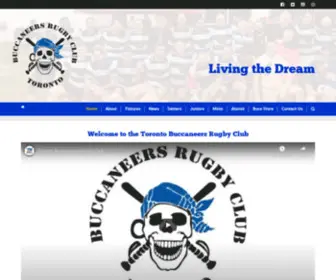 Buccaneersrugby.com(Toronto Buccaneers Rugby Club) Screenshot