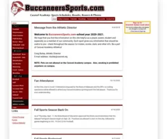 Buccaneerssports.com(Caravel) Screenshot