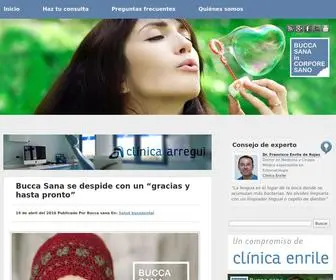 Buccasana.es(Bucca Sana) Screenshot