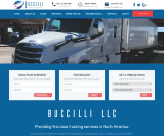 Buccillilogistics.com(Buccilli Logistics) Screenshot