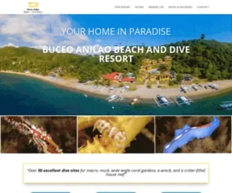 Buceoanilao.com(Buceo Anilao Nudibranch capital of the world) Screenshot