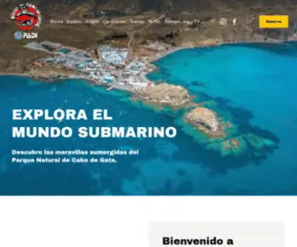 Buceoencabodegata.es(Buceo en Cabo de Gata) Screenshot