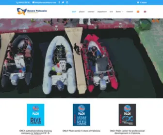 Buceovalencia.com(Buceo Valencia) Screenshot