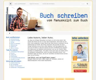 Buch-SChreiben.de(Informationen für Autoren zum Thema Buch schreiben & Buch veröffentlichen) Screenshot