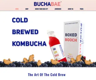 Buchabae.com(Cold Brew Kombucha) Screenshot
