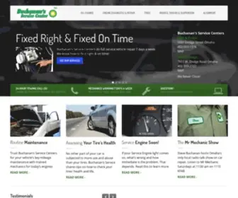 Buchanansservice.com(Buchanan's Service Centers Omaha Full Service Auto Repair) Screenshot