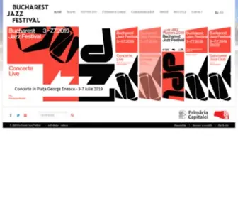 BucharestjazzFestival.ro(Bucharest Jazz Festival) Screenshot