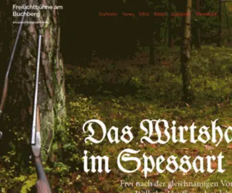 Buchbergbuehne.de(Freilichtbühne) Screenshot