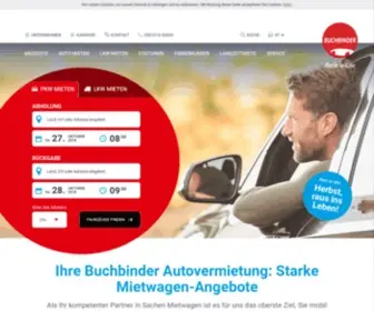 Buchbinder-Rent-A-Car.at(Autovermietung Buchbinder) Screenshot