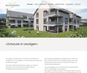 Buchenweg.ch(Buchenweg Leuzigen) Screenshot