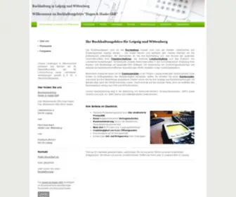 Buchhaltung-HHservicegbr.de(Buchhaltung in Leipzig und Wittenberg) Screenshot