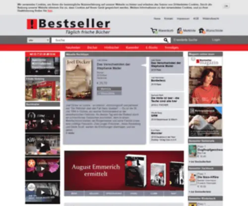 Buchhandlung-Bestseller.at(Buchhandlung Bestseller) Screenshot
