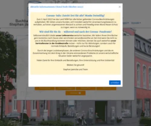 Buchhandlung-Jaenicke.de(Buchhandlung) Screenshot