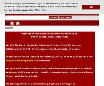 Buchhandlung-Kuehn.de(Bücher) Screenshot