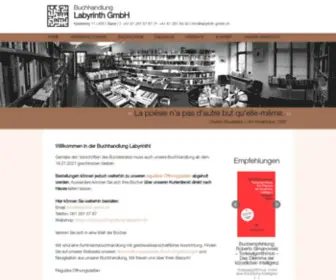 Buchhandlung-Labyrinth.ch(Labyrinth) Screenshot